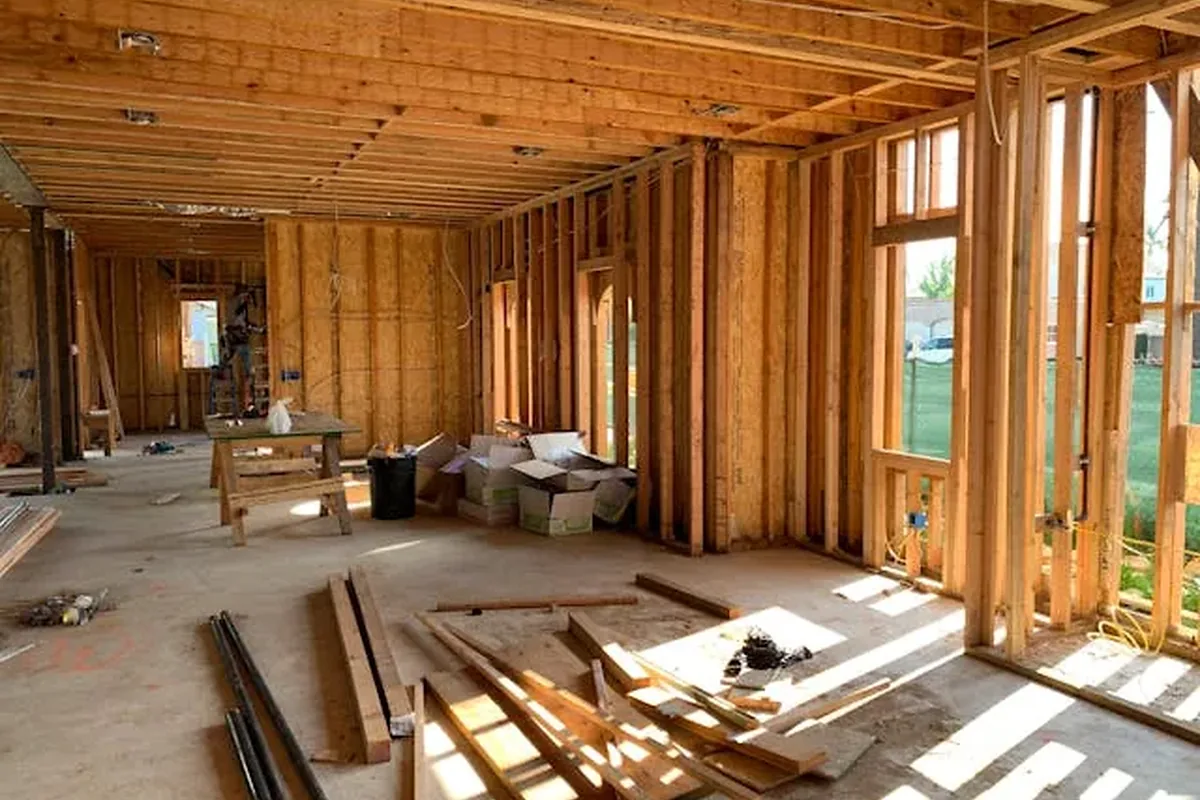 Structure en bois réalisée par un professionnel de la menuiserie