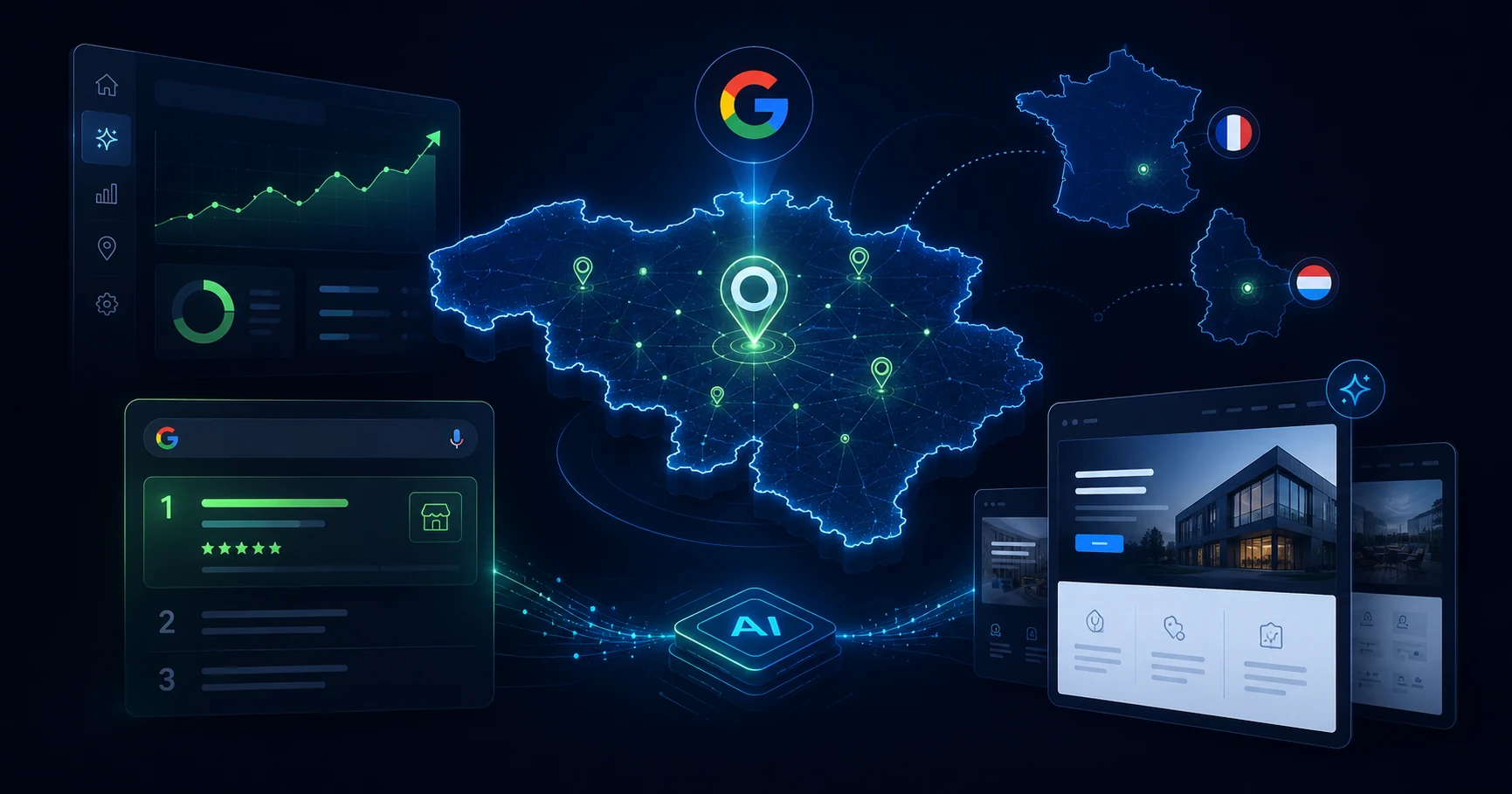 Référencement local et visibilité Google pour une entreprise en Belgique
